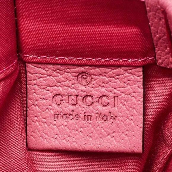 Gucci Pink/Orange Coated Canvas Montecarlo Tote Bag - Picture 6 of 10